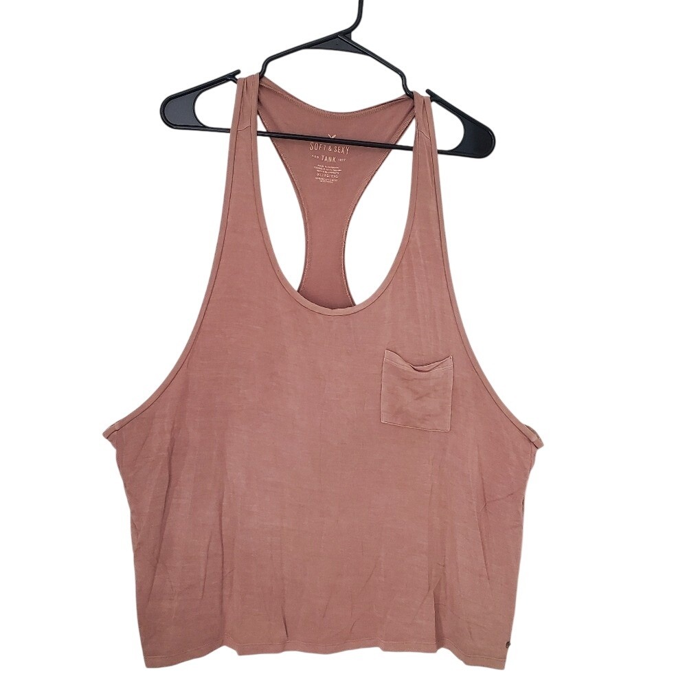 American Eagle Outfitters‎ Soft & Sexy Tank Racer Back Crop